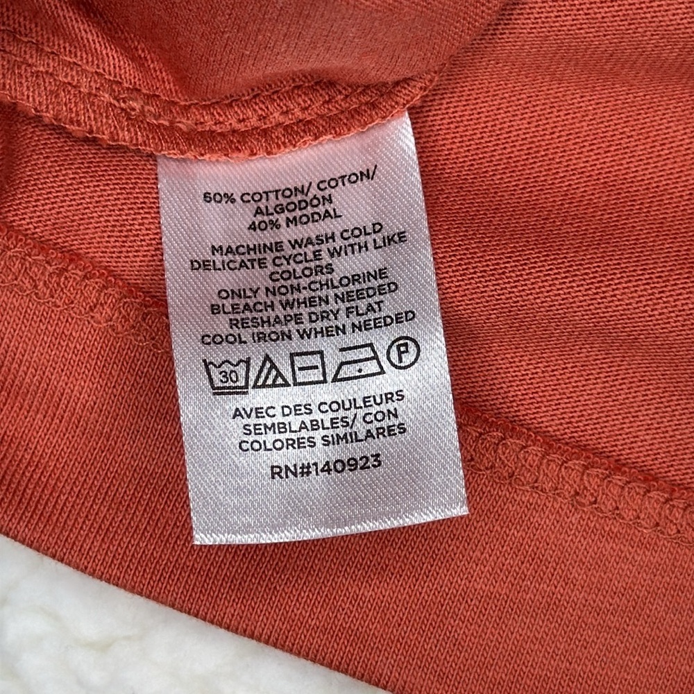 LOFT Elevated top in rust women’s size large - Picture 4 of 8